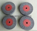 non woven nylon polishing flap brush