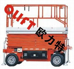 10m Semi Electric Scissor lift Platform