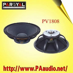 Black Widow Speaker Matching Products (18-1808 Woofer)