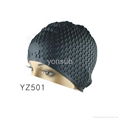 waterproof silicone swimming caps swimming equipment 2