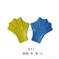 silicone swimming fins for hands webbed