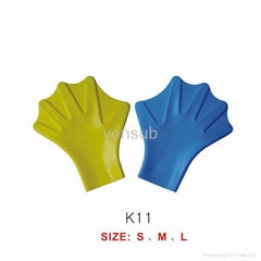 silicone swimming fins for hands webbed palm flying webbed gloves