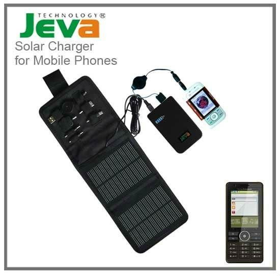 Solar charger for mobile phones 