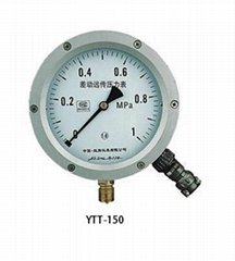 Remote differential pressure gauge