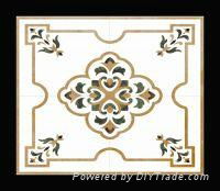 marble waterjet mosaic medallion patterns