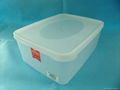 Rectangular stackable microwave box 5L 1