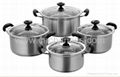 8Pcs Stainless Steel Casserole set 1