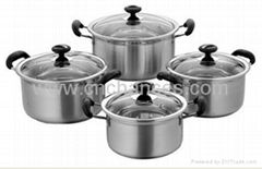 8Pcs Stainless Steel Casserole set