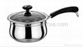 6Pcs Stainless Steel Saucepan Set 3