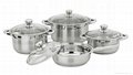 7pcs Stainless Steel Cookware Set 4