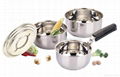 10pcs Stainless Steel Cookware Set 3