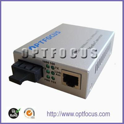 1000M Gigabyte Optical Fiber Media Converter 2