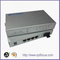 5 ports Gigabit Ethernet Optical Fiber Switch 4