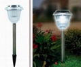 Solar stainless steel light