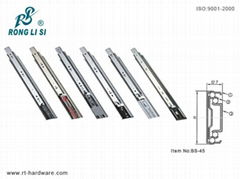 BS-45 FULL-EXTENSION BALL BEARING SLIDE(SOFT CLOSING)