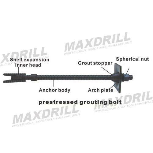 MAXDRILL Prestressed Grouting Bolt