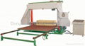 Horizontal foam cutting machine