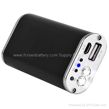 power bank with aluminium case charging indicator for your smartphone, psp