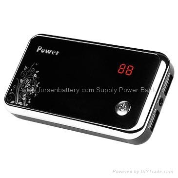 Mobile power supply of 5V 6000mAh for charging your PDA, GPS, Ipad, DV