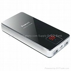external power bank with 9000mAh charging usb devices as iPhone, ipad, pmp, mp3