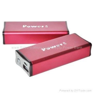 Power bank of good design new arrival of 2012 for your USB 5V digital devices
