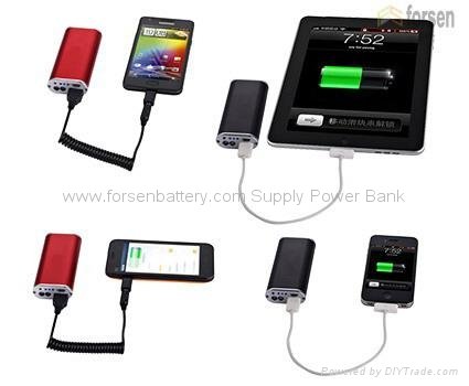 5200mAh mobile power supply via usb port with best business gift