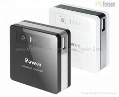 3600mAh hot power bank with plastic of