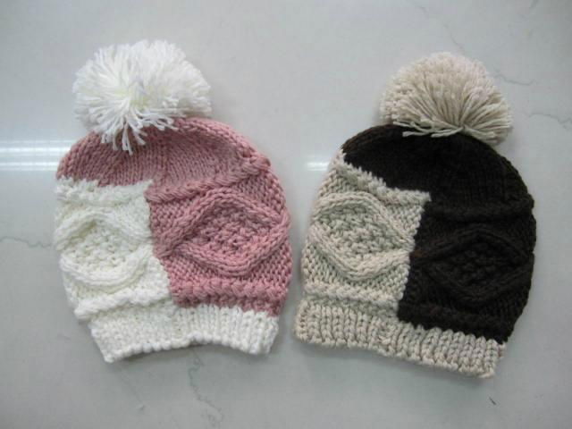 Pom-pom style hat