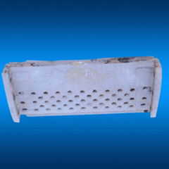 Drum liner with sand casting