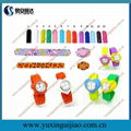 2011 New Arrival Sports Silicone Slap Watches in 13 Colors 2