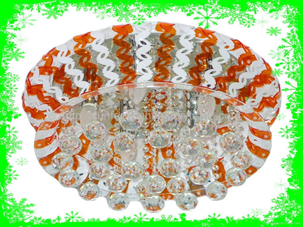 dia550*H300mm acrylic crystal ceiling light