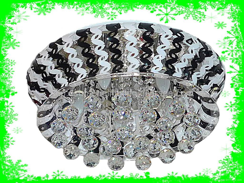 dia550*H300mm acrylic crystal ceiling light 3