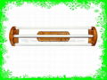 670*210*H120mm wooden fluorescent Light Fixture