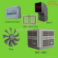 Evaporaive air cooler for 18000cmh air flow