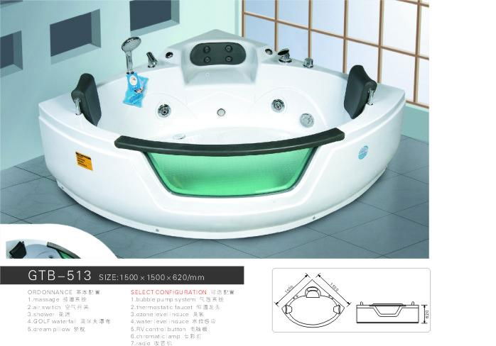 Bathroom hot massage bathtub