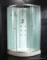 Bathroom hot shower enclosure