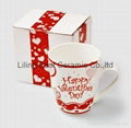 ceramic valentine coffee mug 2