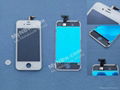 LCD+touch screen for iphone4 white(Original)  1