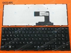 Sony Vpc-El Black Frame Black Spanish Laptop Keyboard