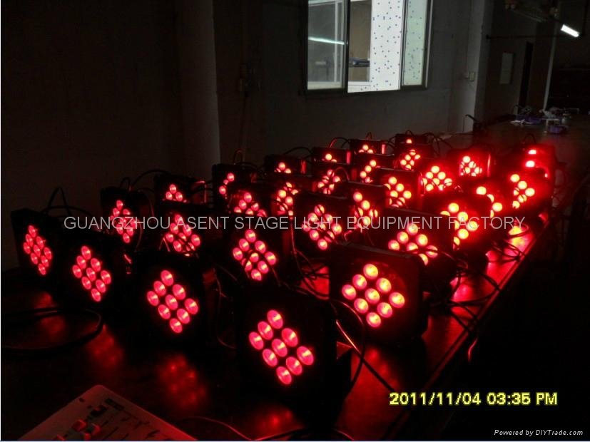 LED 9pcs 10W 4in1 Square Flat Par Light 2