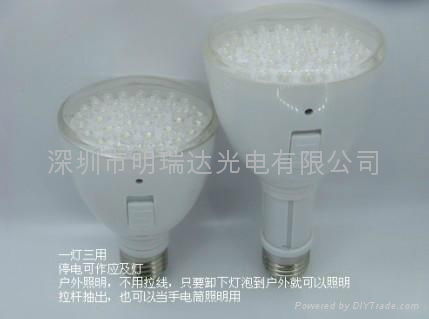 LED多功能充電應急燈泡 5