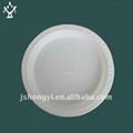 6''biodegradable disposable Corn starch plates 3