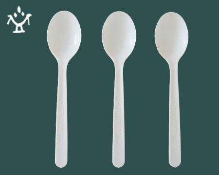 Biodegradable corn-starch  tableware-7''biodegradable spoon