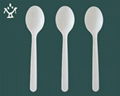 Biodegradable corn-starch  tableware-7''biodegradable spoon