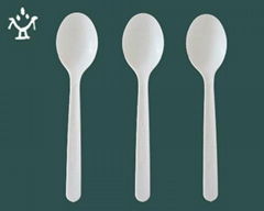 Biodegradable corn-starch  tableware-7''biodegradable spoon