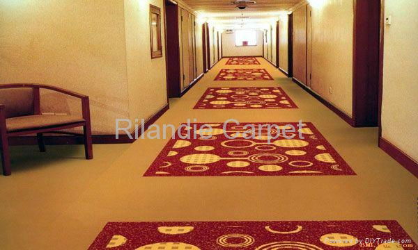 Runner and corridor carpet for hotel 