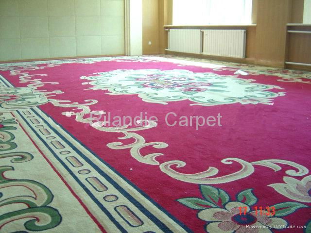 large size hotel carpet, hand made carpet for project; wool carpet;  5