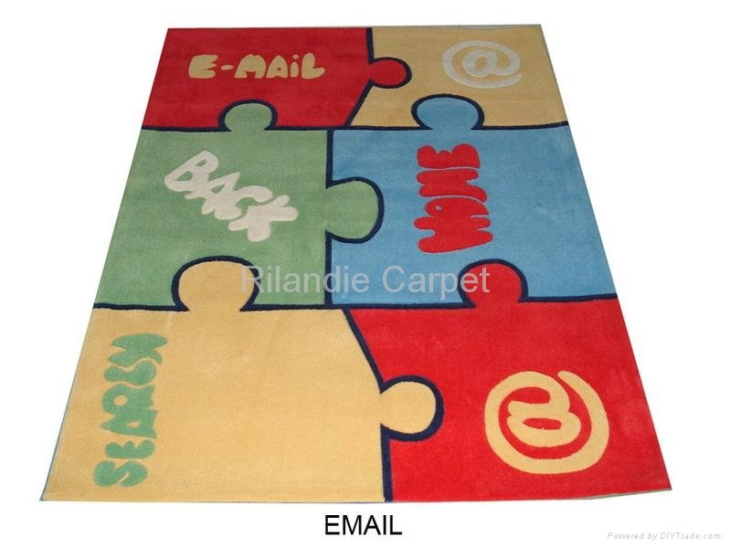 手工腈纶儿童地毯 5