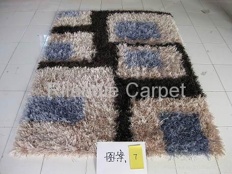 Modern designs of shaggy polyester carpet  4