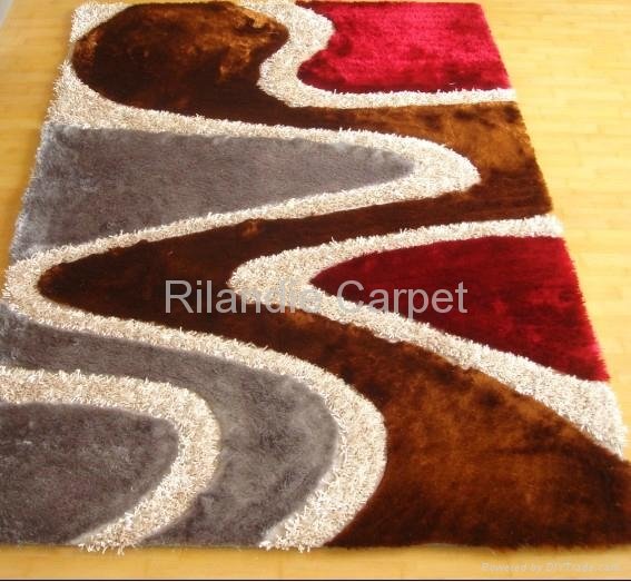 Shaggy polyester carpet  2
